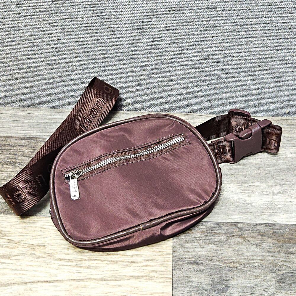 Madden Girl Brown Waist Pack Belt Bag Cross Body  Zip 2-Pocket NICE